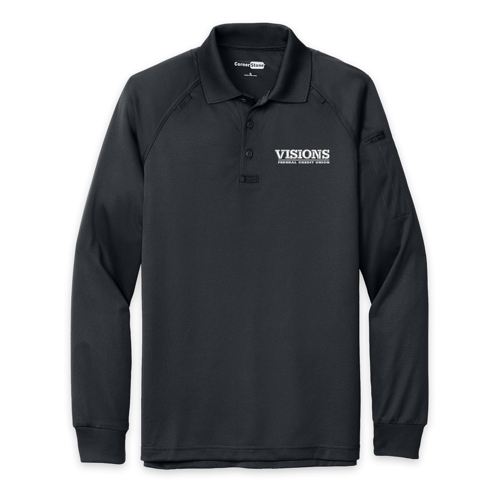 Visions Unisex Long Sleeve Polo