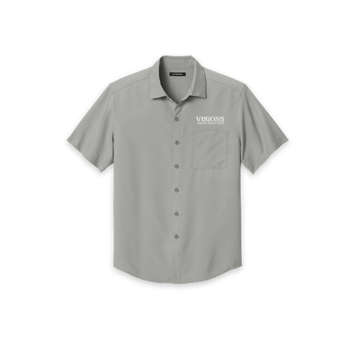 Visions Unisex Short Sleeve Buttondown